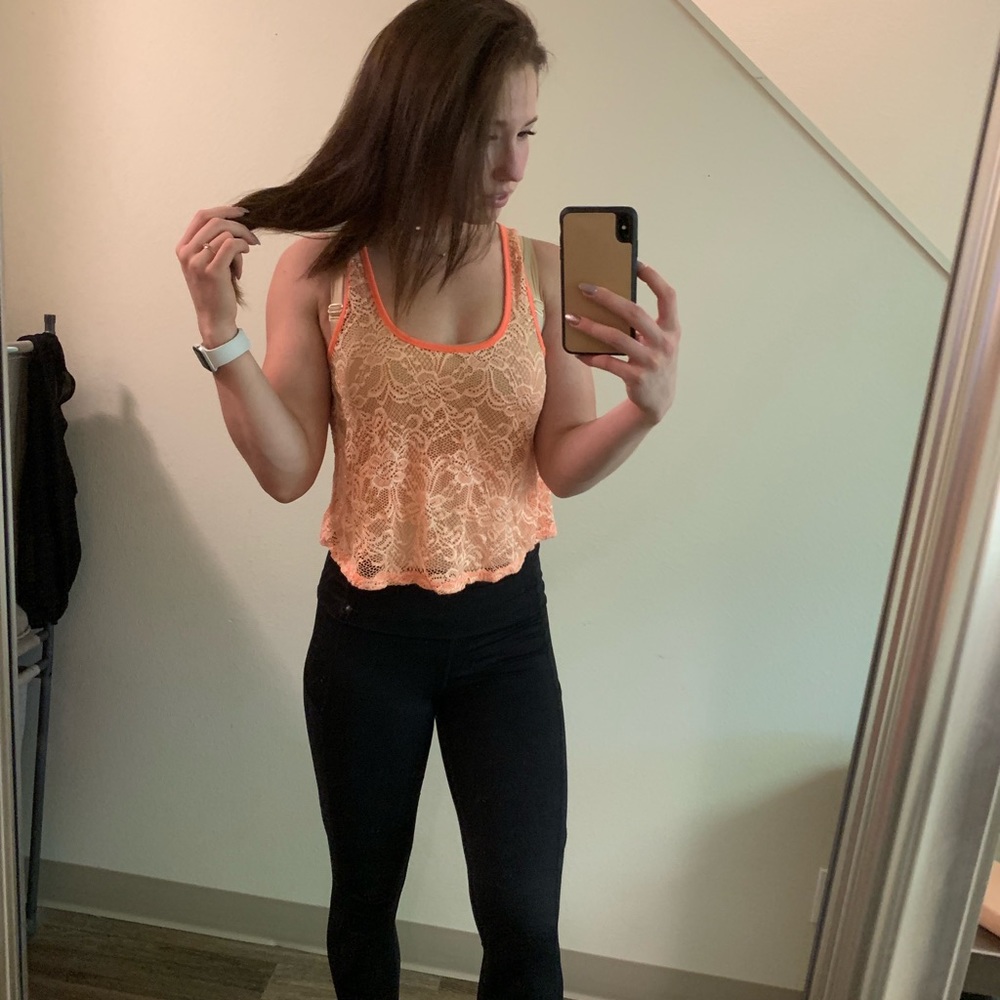 Sheer crop top